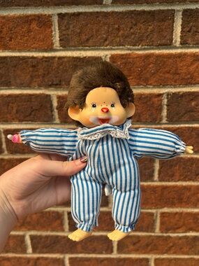 Monchhichi 80s clown doll
